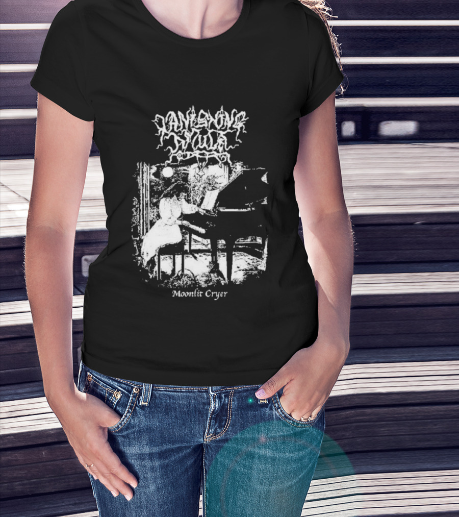 Vanishing Amulet Moonlit Cryer Dark Piano Aesthetic T-Shirt