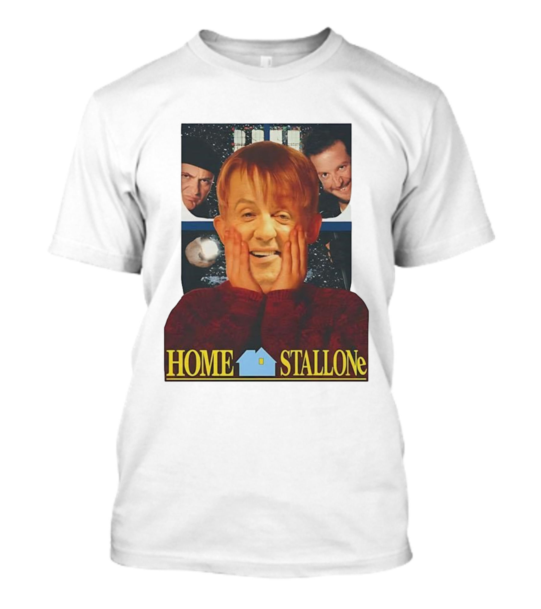 Home Stallone Classic Comedy Movie Mashup T-Shirt