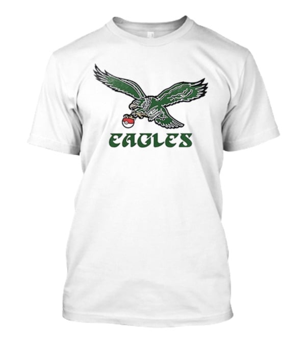 Philadelphia Eagles Pokemon Collaboration Fan Gear T-Shirt
