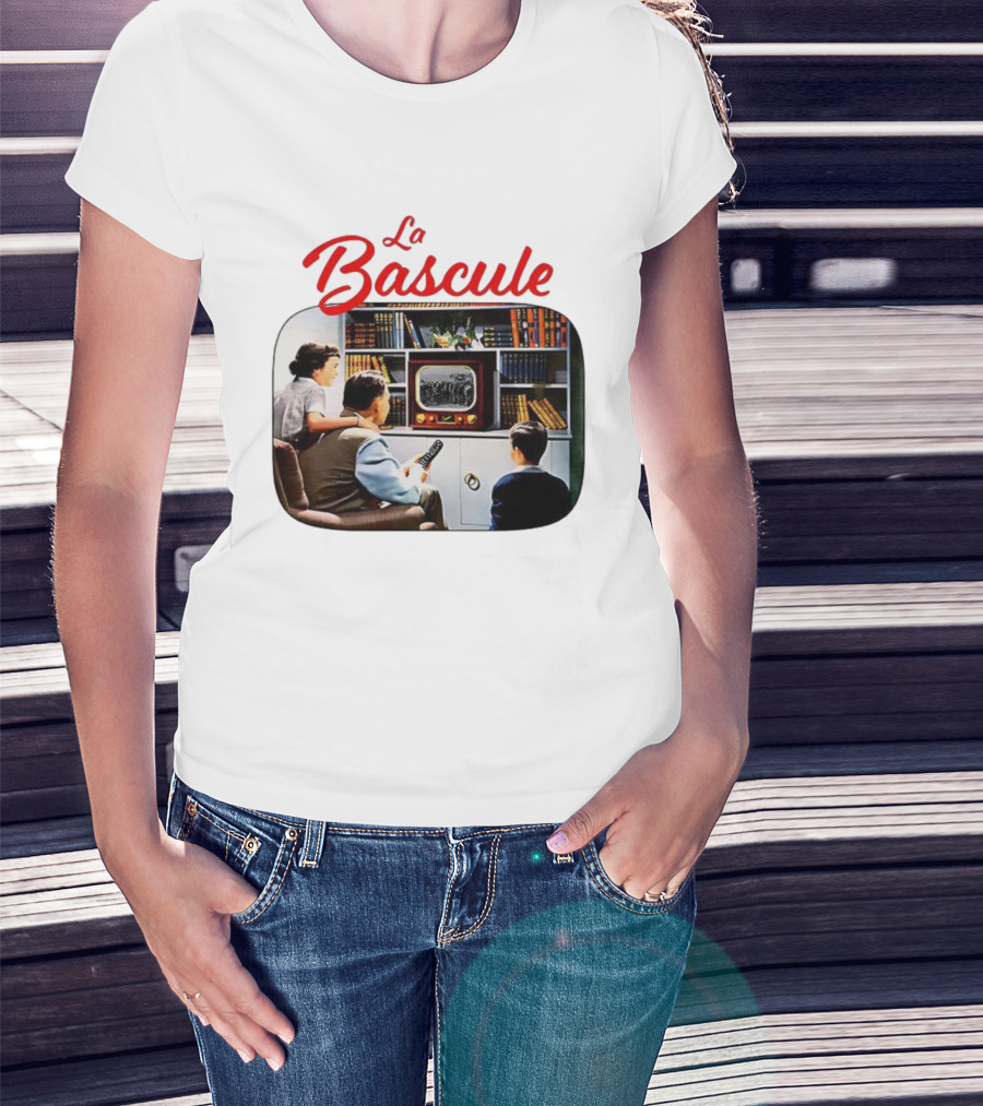 La Bascule Retro Family Ing Television Scene T-Shirt