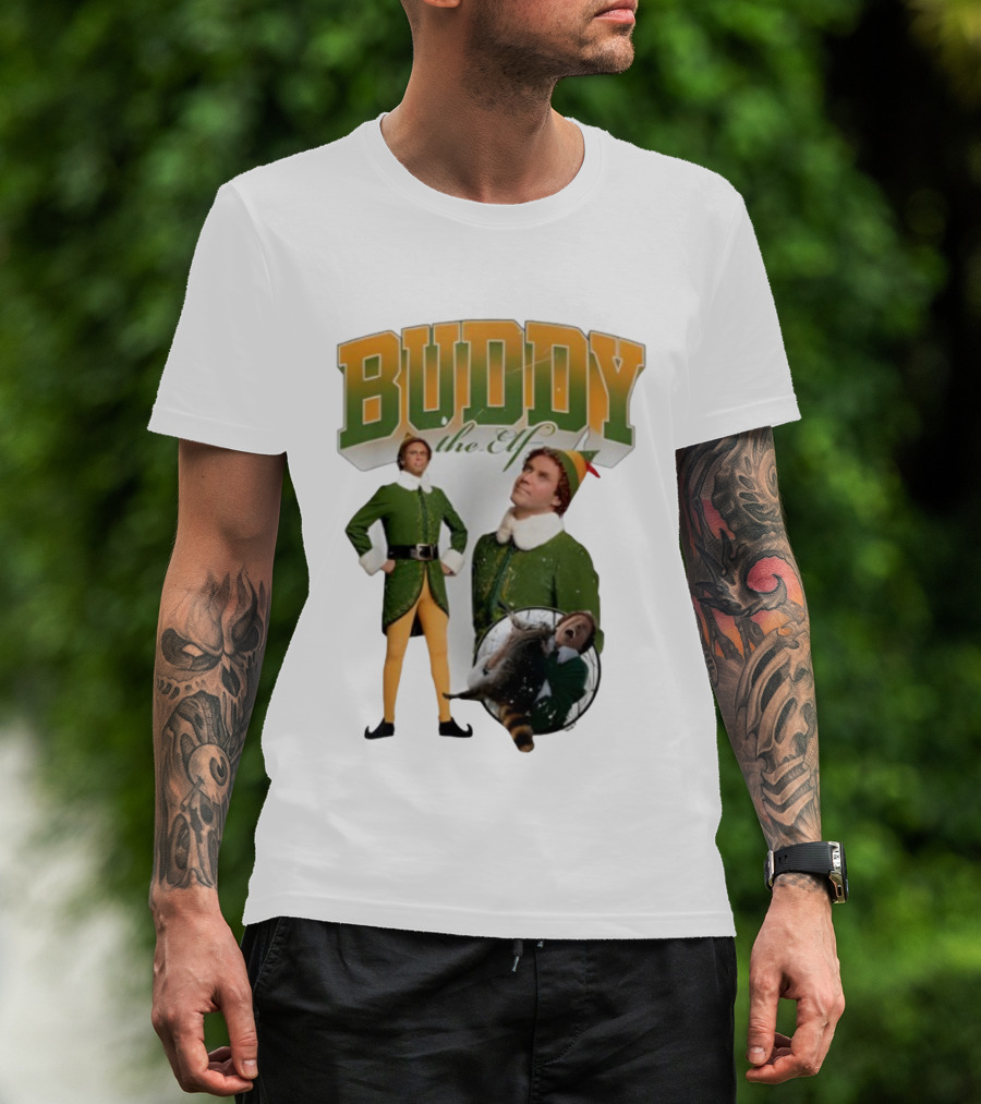 Buddy The Elf Christmas Comedy Movie Character Collection T-Shirt