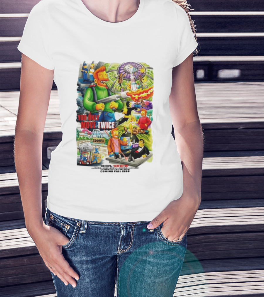 Hank Scorpio You Only Move Twice Globex Coming Fall 1996 T-Shirt