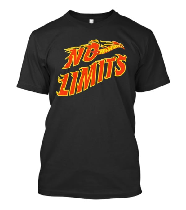 Hot Wheels No Limits Flame Text T-Shirt