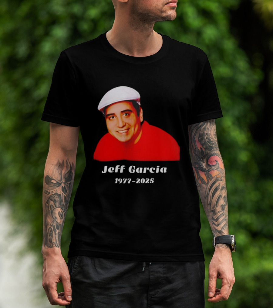 Jeff Garcia 1977-2028 Memorial Tribute Voice Actor T-Shirt