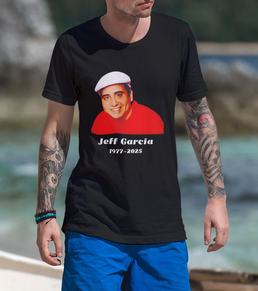 Jeff Garcia 1977-2028 Memorial Tribute Voice Actor T-Shirt