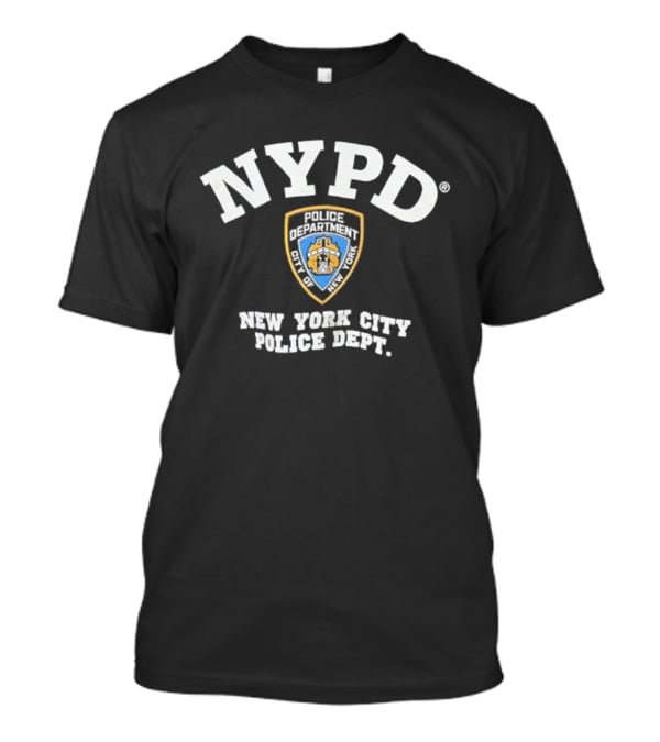 NYPD New York City Police Dept Iconic Badge Text Emblem T-Shirt