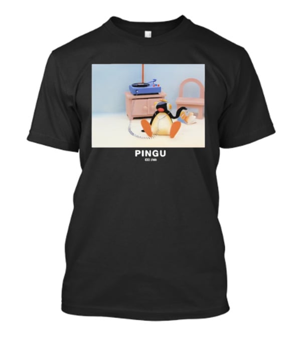 Pingu Chill 1986 Retro Music Vibes T-Shirt