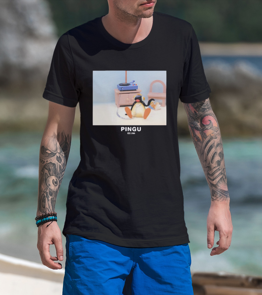 Pingu Chill 1986 Retro Music Vibes T-Shirt