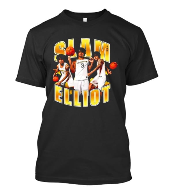 SLAM Elliot Cadeau Michigan Basketball Player Jersey T-Shirt
