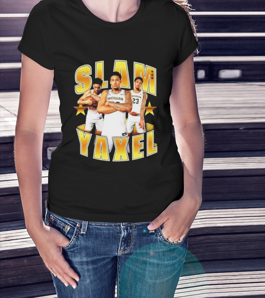 Michigan SLAM Yaxel Lendeborg Basketball Stars T-Shirt