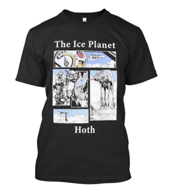 The Ice Planet Hoth Star Wars Story Panel T-Shirt