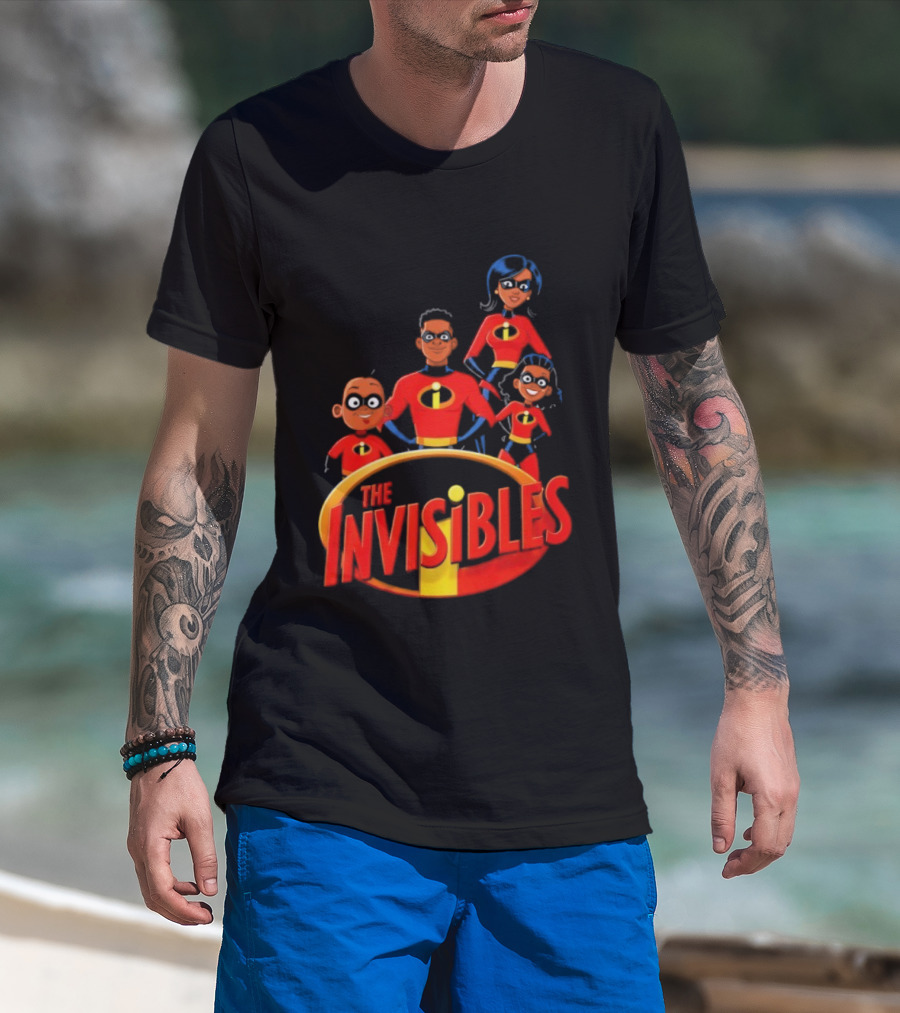 The Invisibles Characters The Incredibles Parody Superhero Family T-Shirt