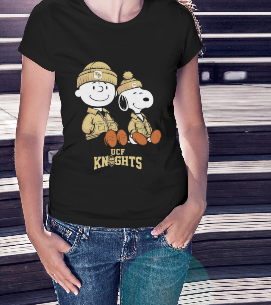 UCF Knights Snoopy Charlie Brown Collaboration Sweater Hat Football Peanuts T-Shirt