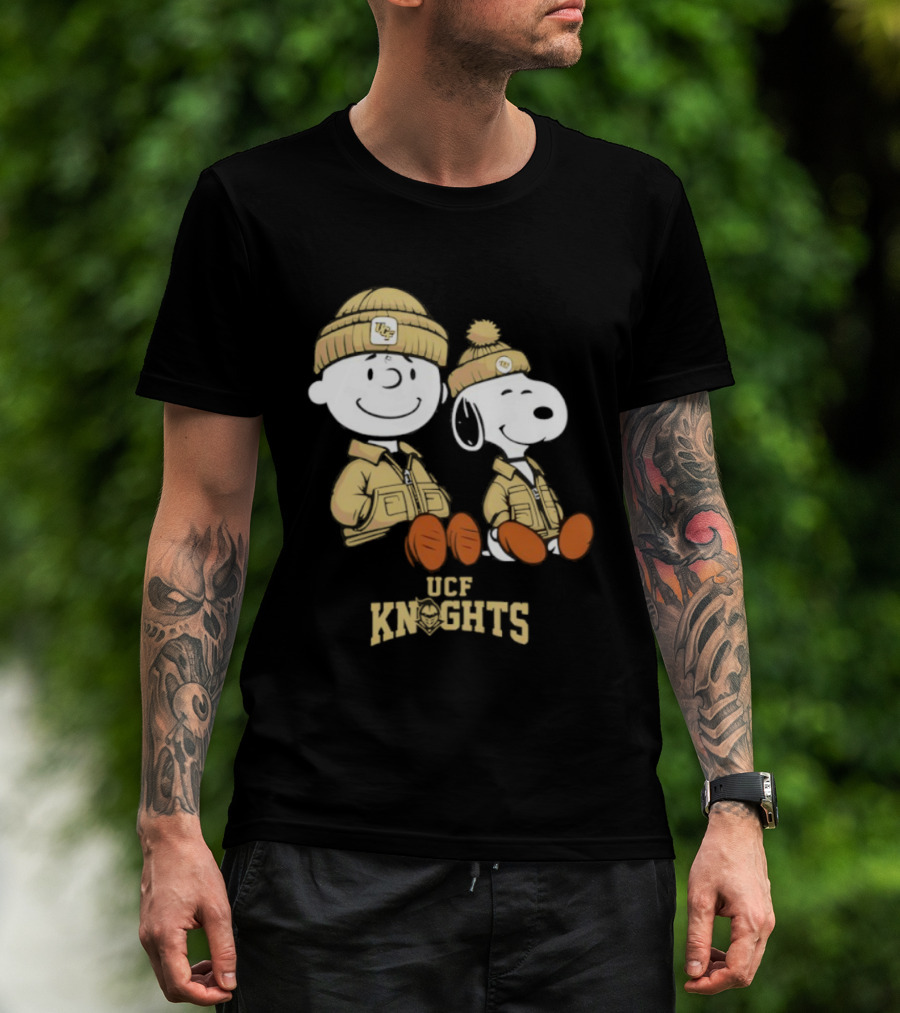 UCF Knights Snoopy Charlie Brown Collaboration Sweater Hat Football Peanuts T-Shirt