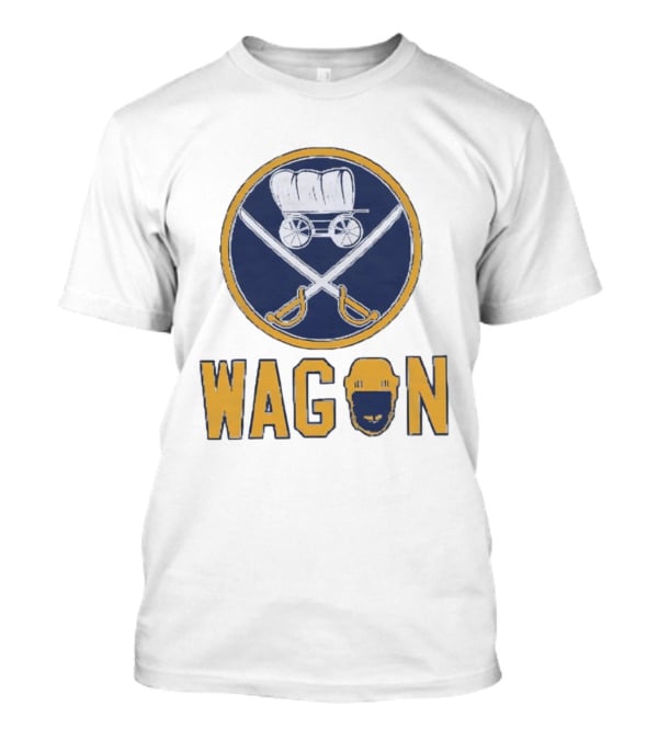 Buffalo Sabres Wagon NHL Parody Hockey Team Icon T-Shirt