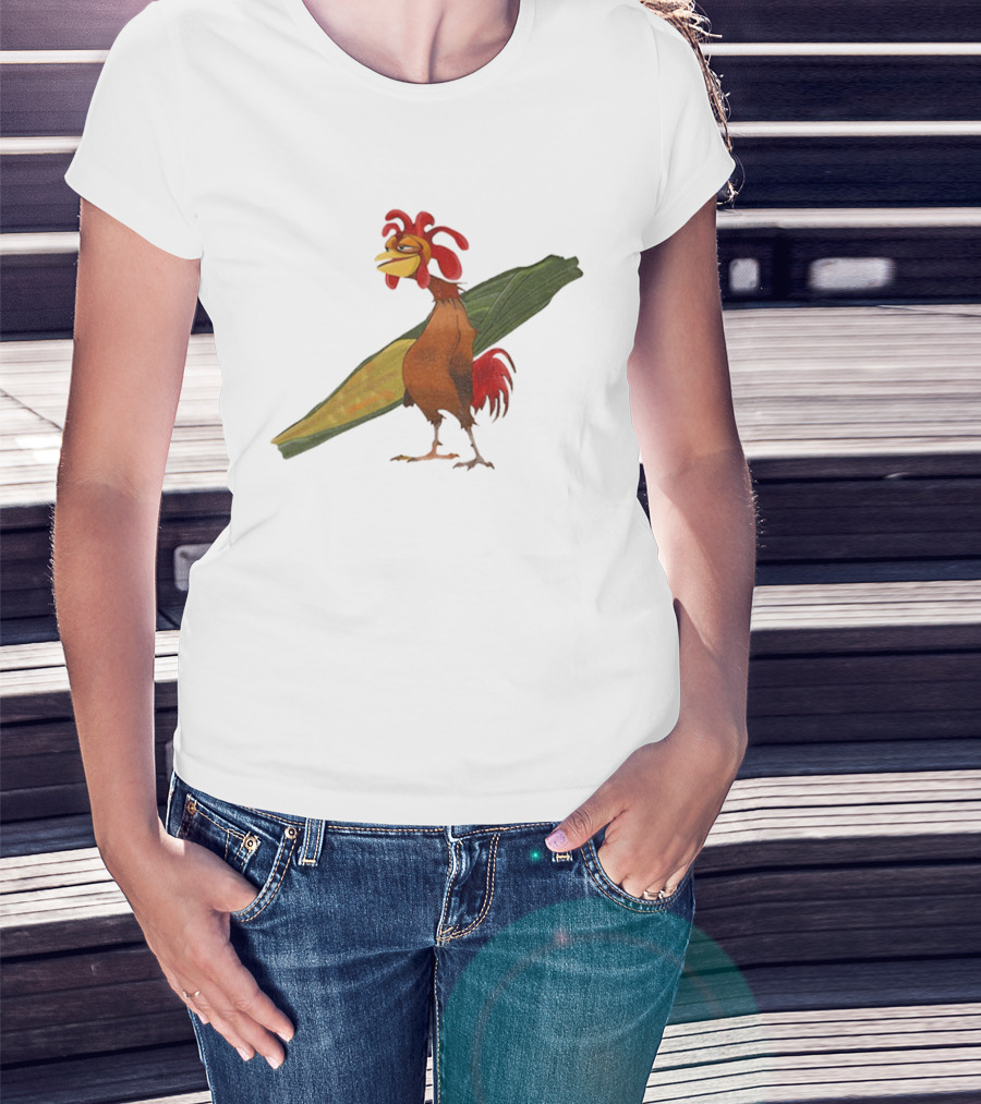 Chicken Joe Surf's Up Movie Character Funny Surfboard T-Shirt