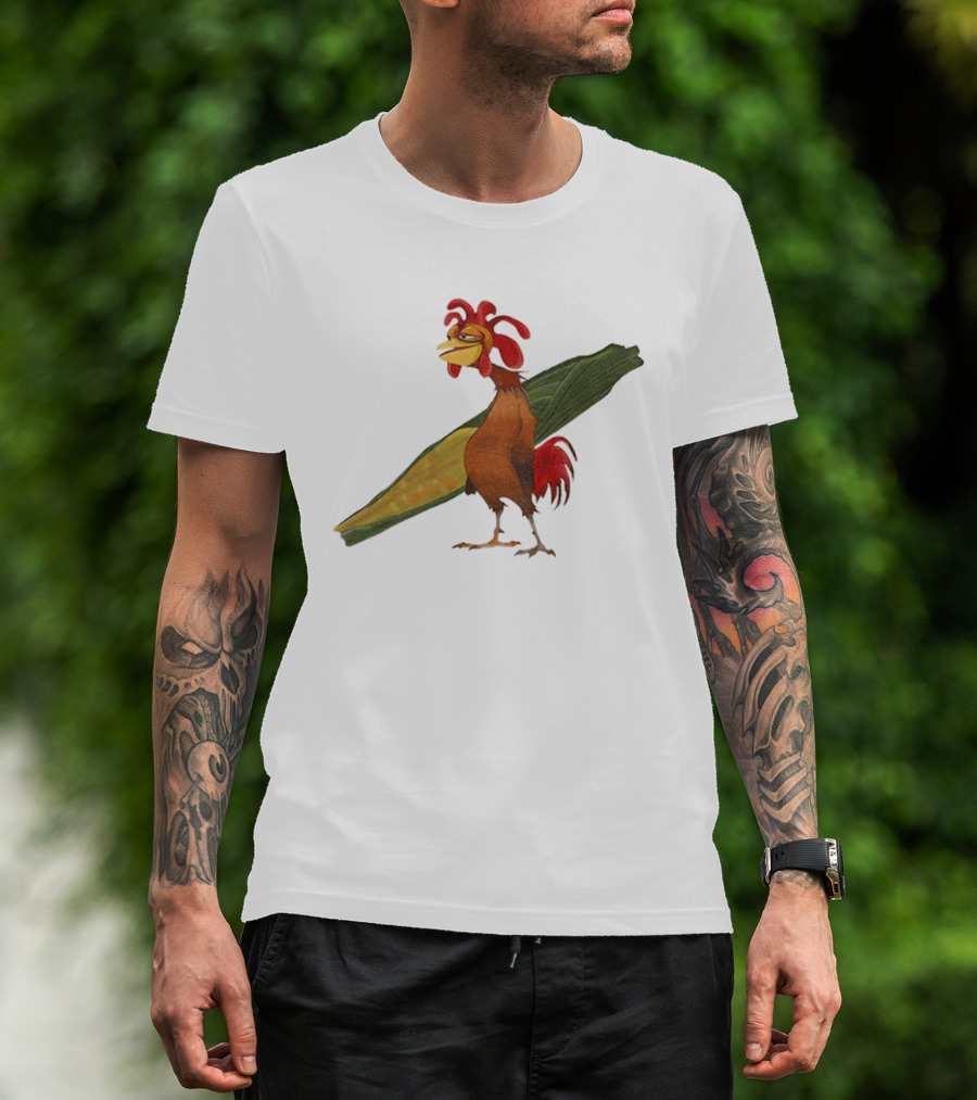 Chicken Joe Surf's Up Movie Character Funny Surfboard T-Shirt