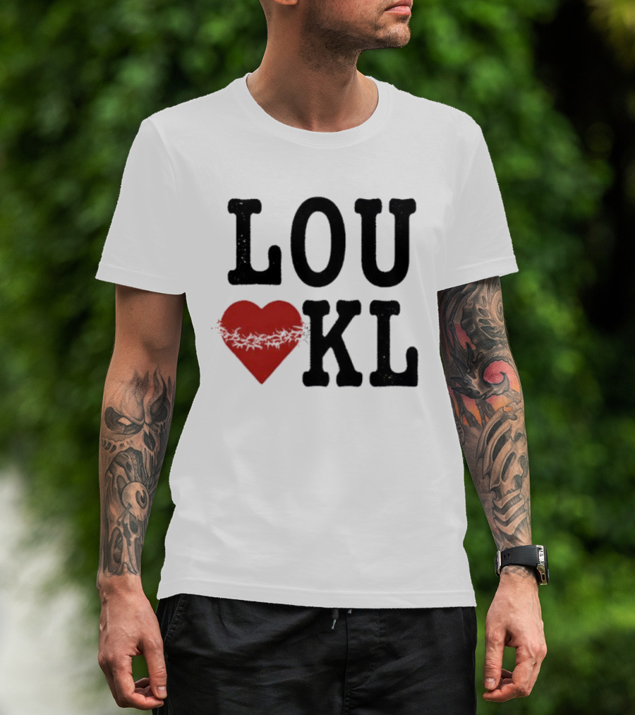 Knocked Loose Heart LOU KL Red Love T-Shirt