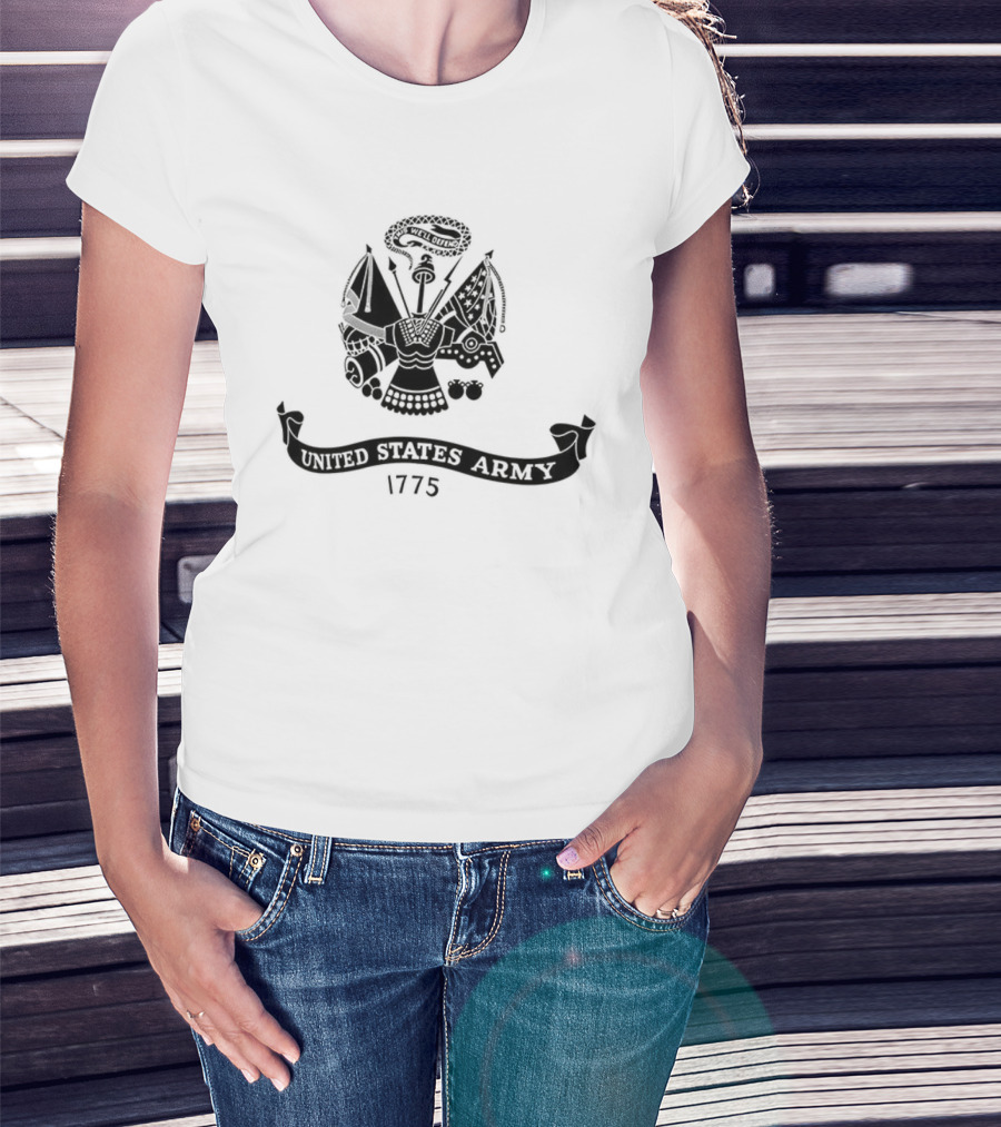 Army Black Knights United States Army 1775 Emblem T-Shirt