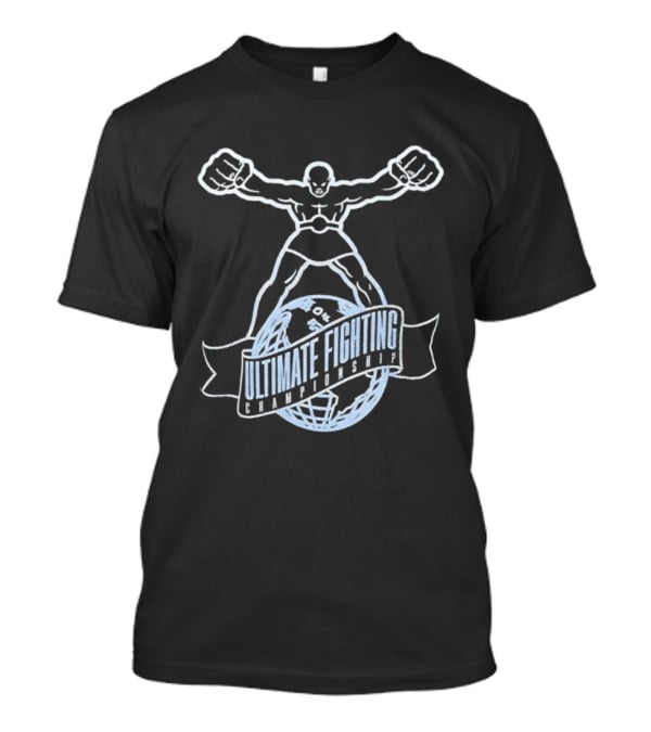 Camiseta UFC Ultimate Fighting Championship Bold Fighter Globe Emblem T-Shirt