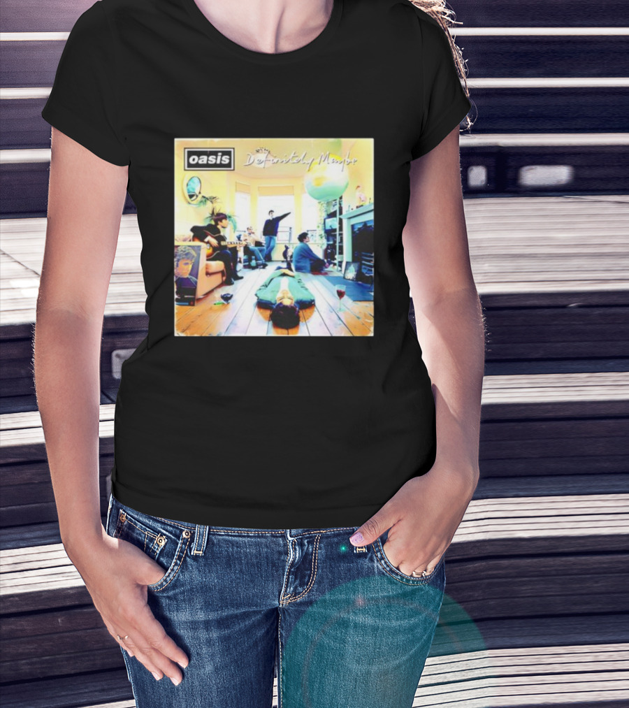 Definitely Maybe Oasis Vintage Album Cover T-Shirt
