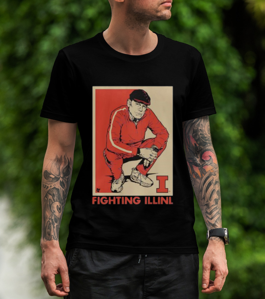 Fighting Illini Track Suit Illinois Basketball Coach Underwood T-Shirt