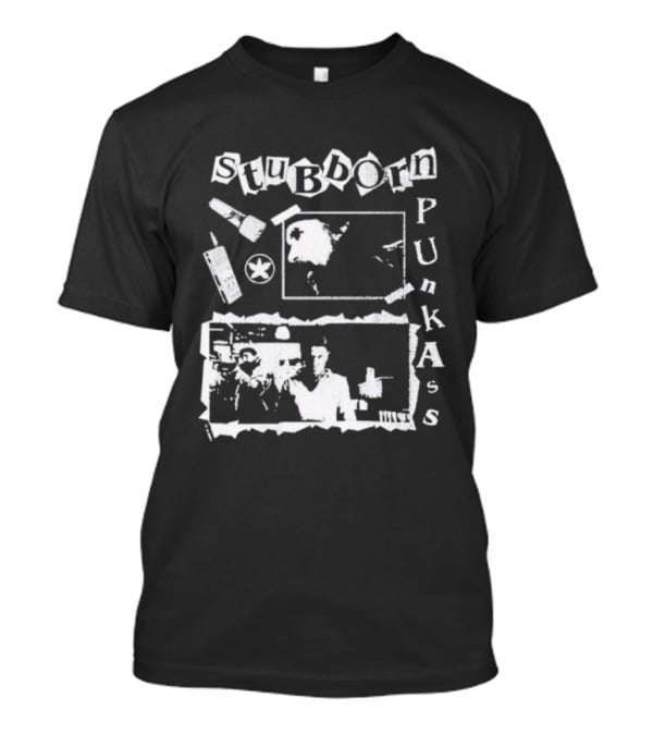 Stranger Things Stubborn Punk Ass Collage Style Elements T-Shirt