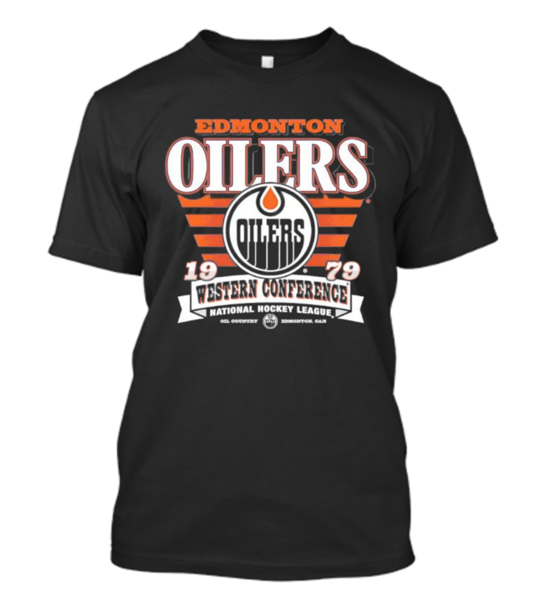 Edmonton Oilers Western Conference National Hockey League 1979 T-Shirt
