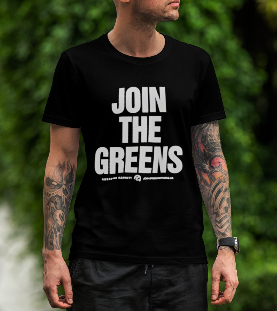 Join The Greens Basketball Community #Superhoops9 T-Shirt