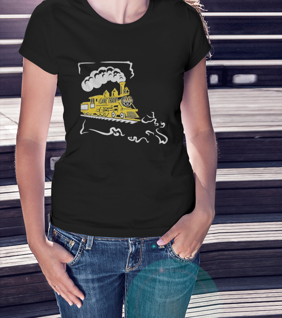 Lane Train Lane Kiffin LSU Tigers Football NFL Vintage Locomotive T-Shirt