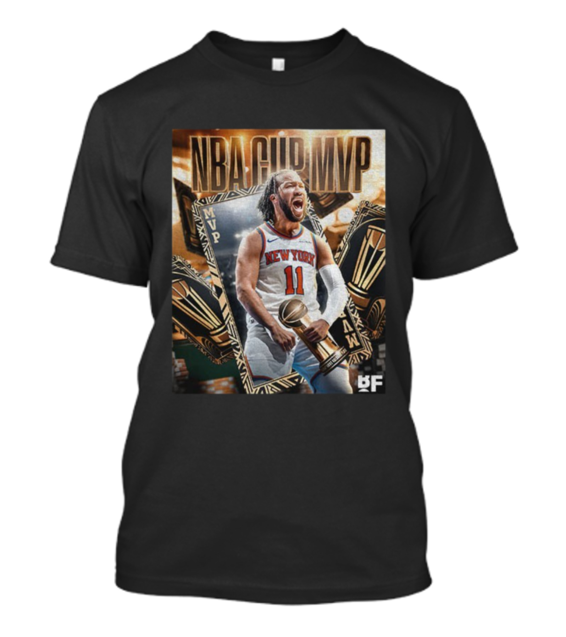 NBA Cup MVP Jalen Brunson New York Basketball Champion T-Shirt