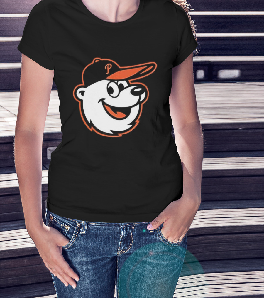 Baltimore Orioles Polar Bear Cap Iconic Sports Fan Favorite T-Shirt