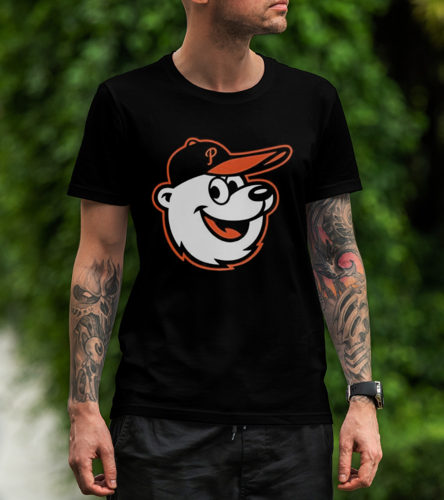 Baltimore Orioles Polar Bear Cap Iconic Sports Fan Favorite T-Shirt