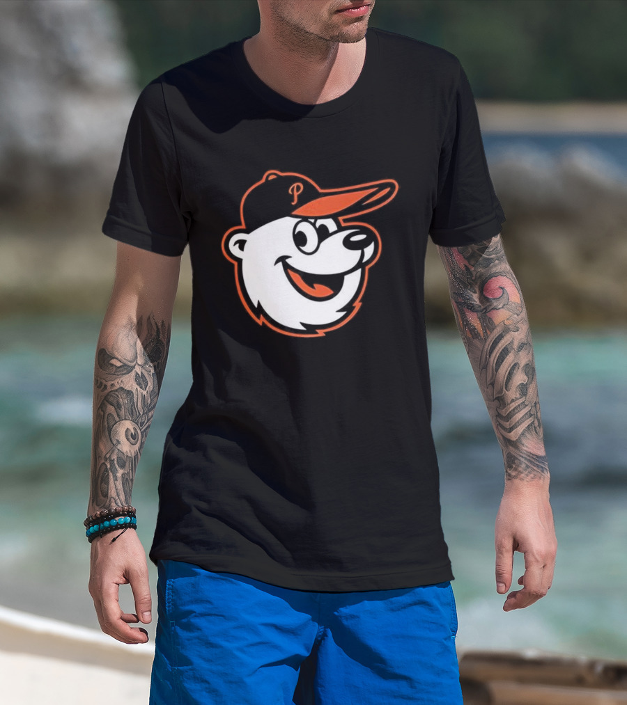 Baltimore Orioles Polar Bear Cap Iconic Sports Fan Favorite T-Shirt