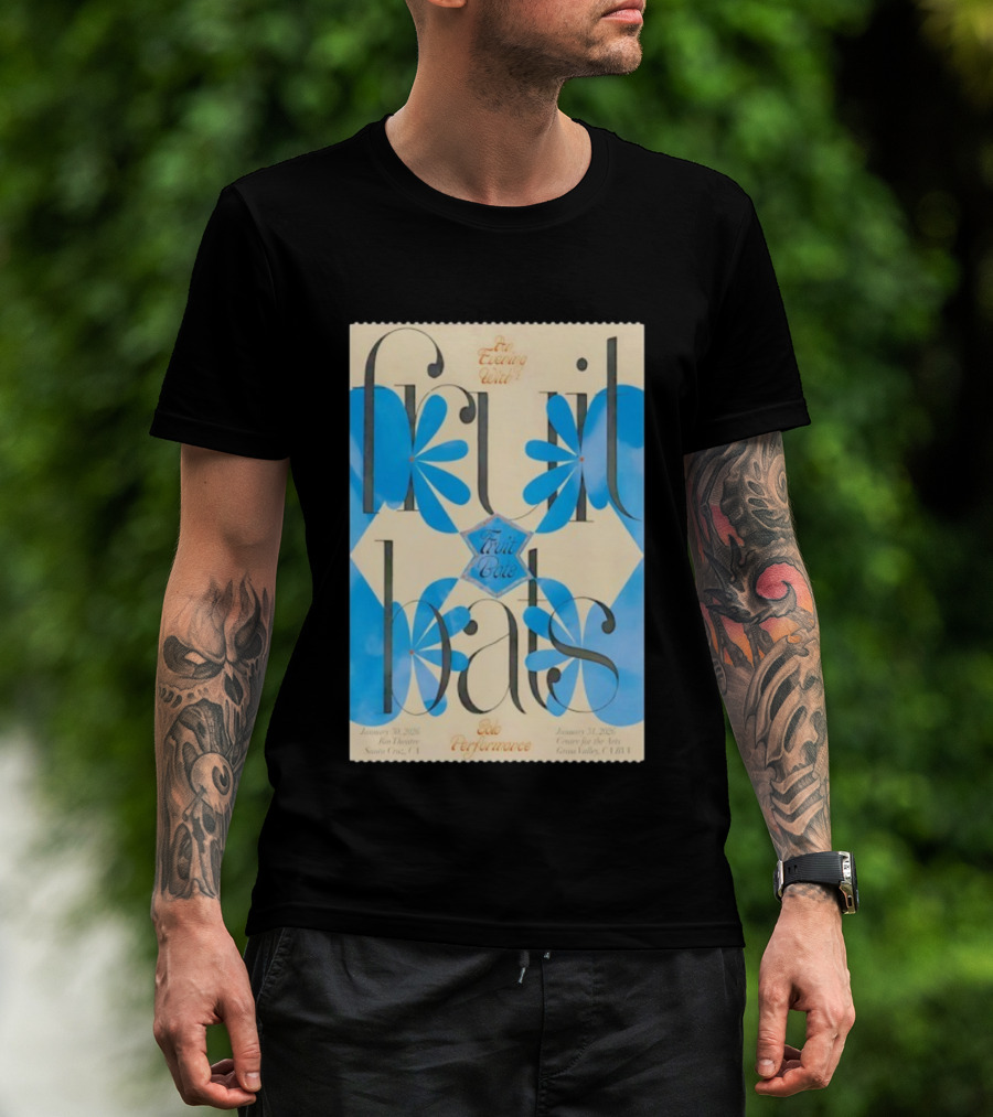 A Special Evening With Fruit Bats Solo Performance January 2026 California Tour T-Shirt
