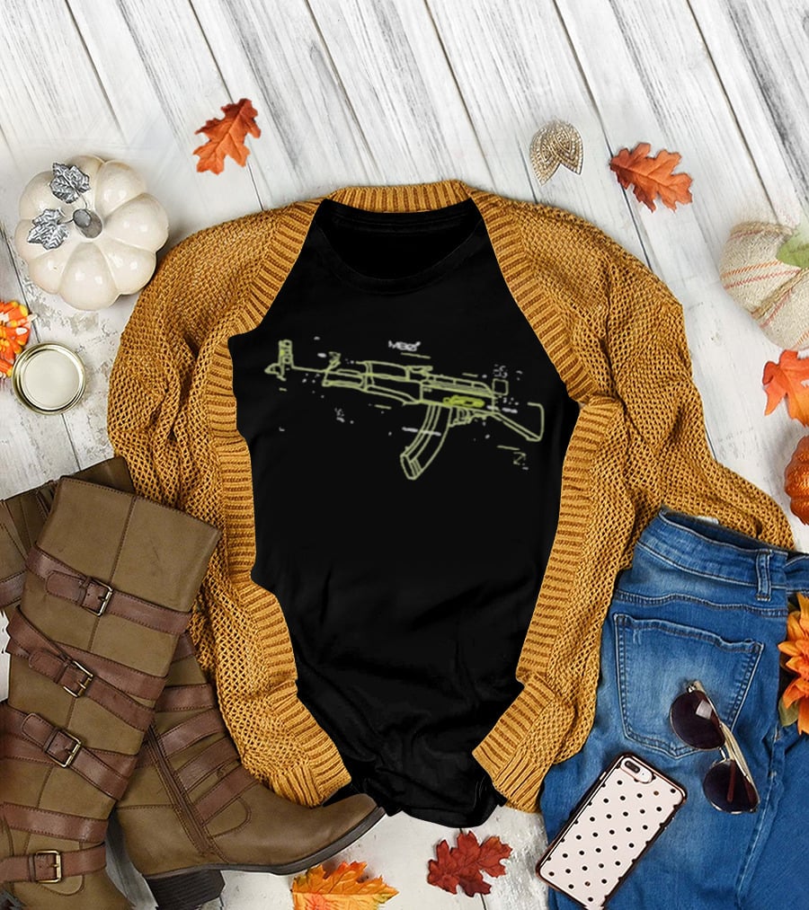 M80 AK-47 Schematic Diagram T-Shirt