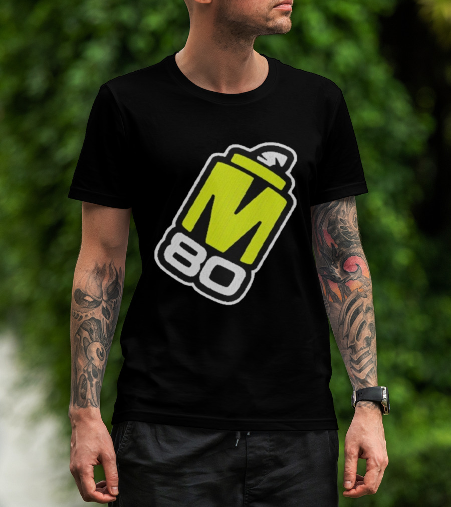 M80 Pro Player Gaming Esports Logo Spray Can T-Shirt