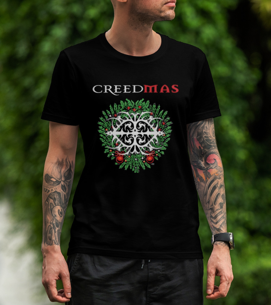 Creedmas 2025 Christmas Holiday Wreath Final Shows December T-Shirt
