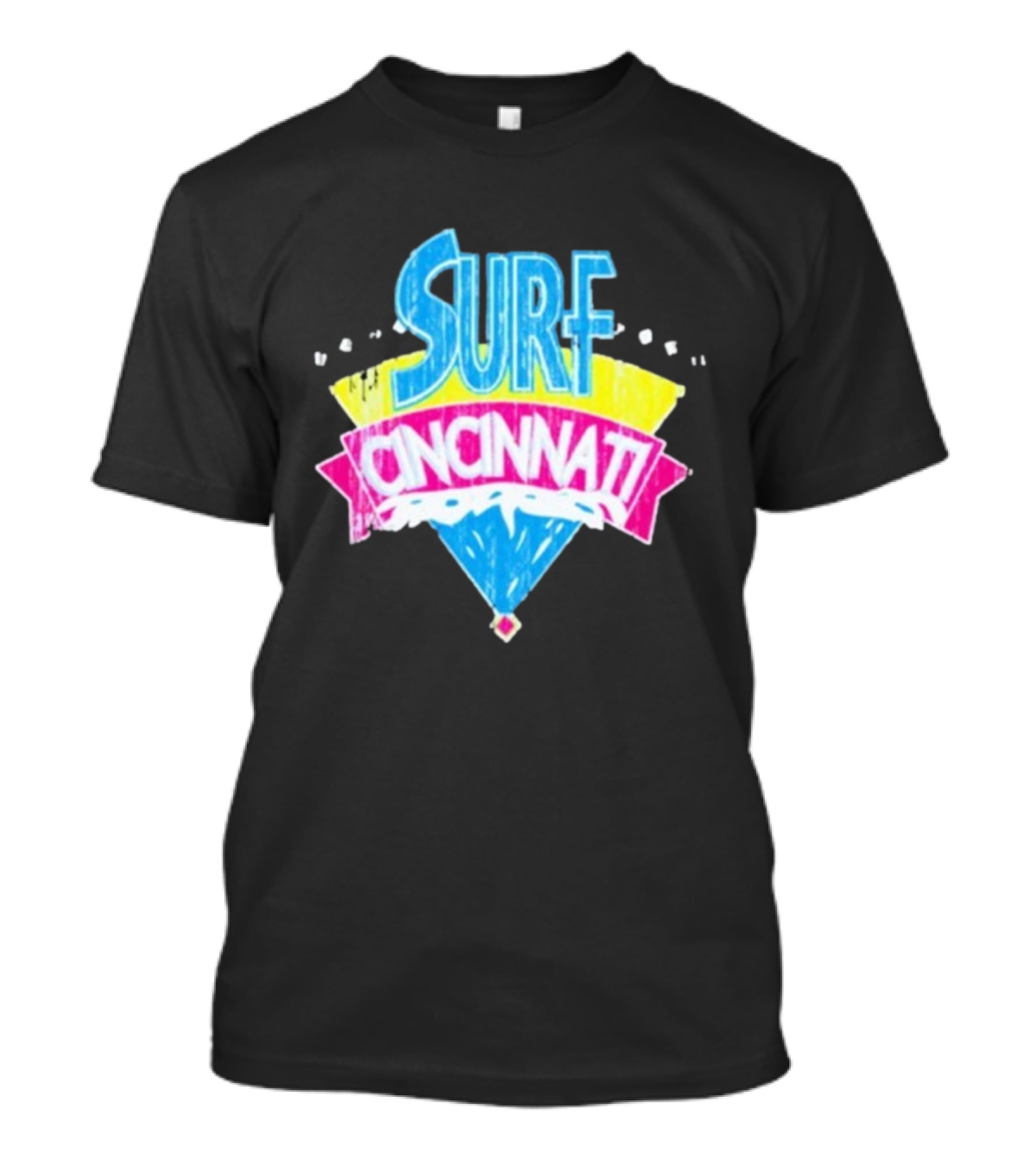 Surf Cincinnati Retro Wave Vibes T-Shirt
