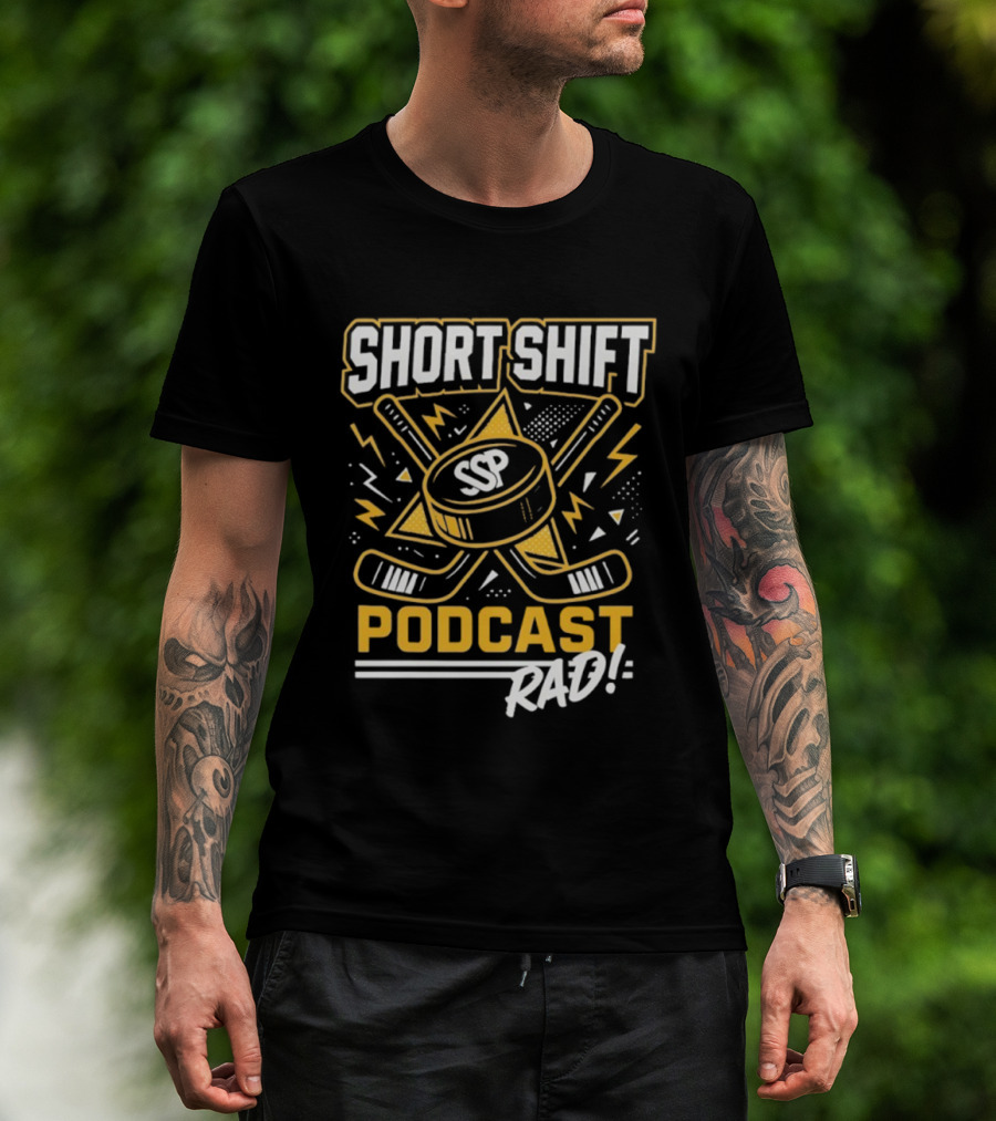 Short Shift Podcast Rad Hockey Bruins T-Shirt