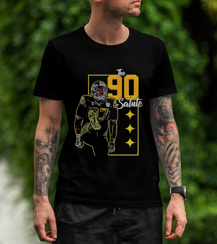Pittsburgh Steelers J Watt The 90 Salute NFL T-Shirt