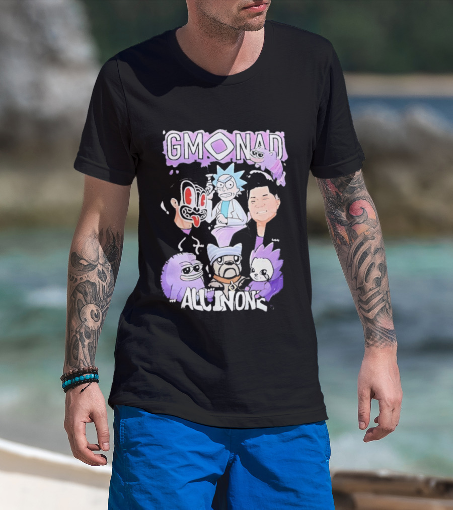 Gmonad Rick Sanchez All In Ons Fun Mashup T-Shirt