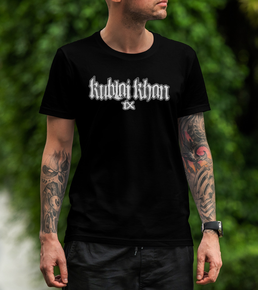 Kublai Khan Tx Exhibition Of Prowess Album Cover Art T-Shirt