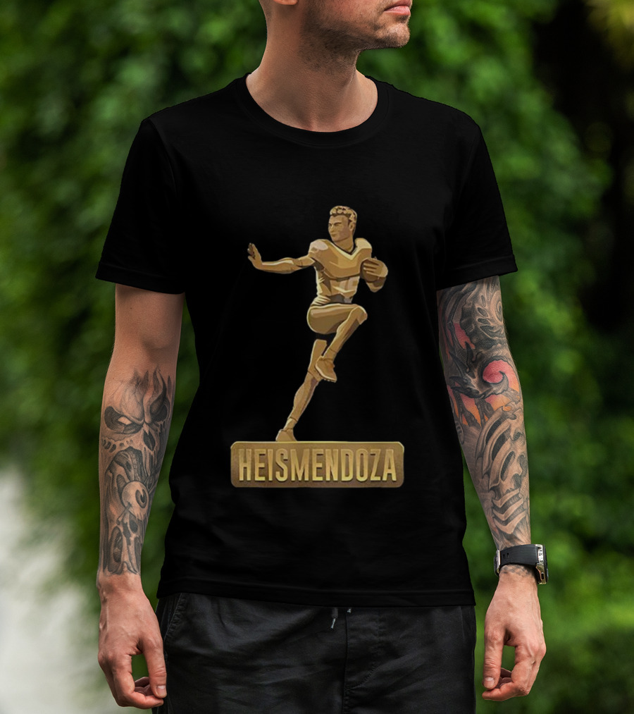 Fernando Mendoza Heismendoza Indiana Hoosiers Heisman Trophy 2025 NCAA Football T-Shirt