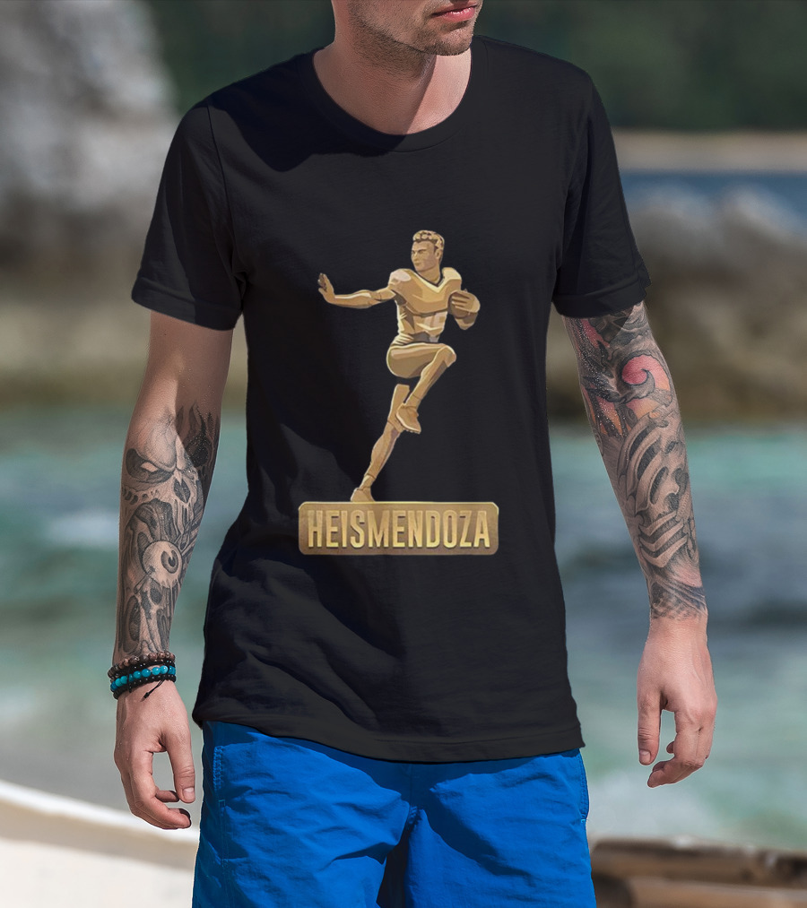 Fernando Mendoza Heismendoza Indiana Hoosiers Heisman Trophy 2025 NCAA Football T-Shirt