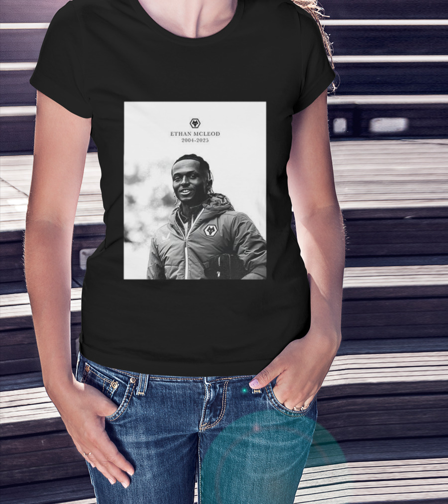 Ethan McLeod 2004-2025 Wolves Tribute T-Shirt