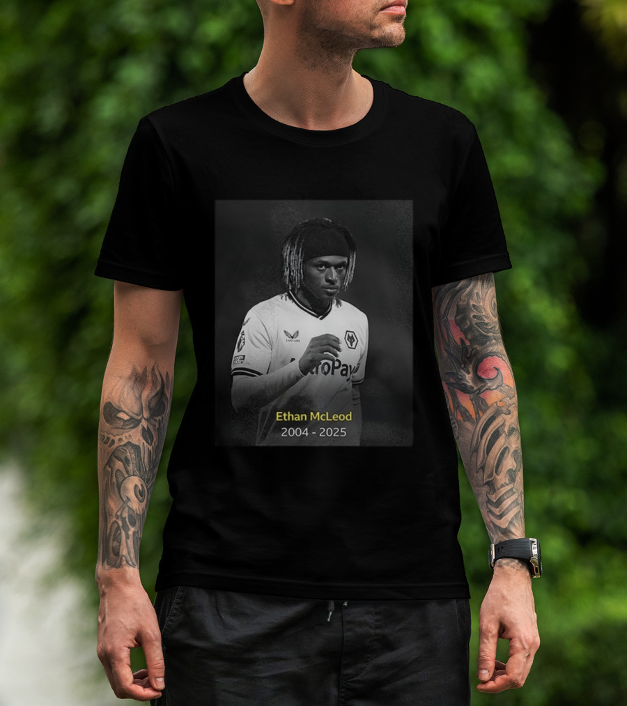 Ethan McLeod 2004-2025 Wolves Player Tribute T-Shirt