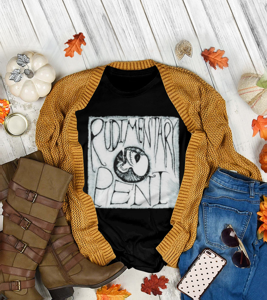 Rudimentary Peni Foetus Artwork Classic Punk Aesthetic T-Shirt