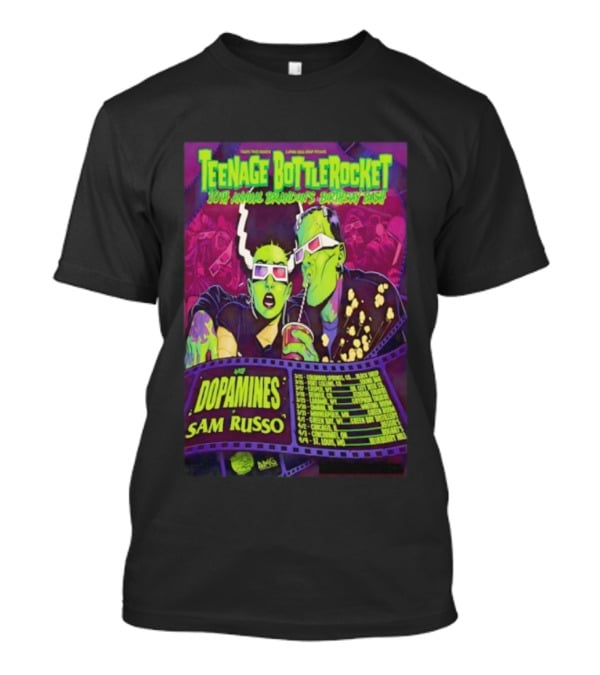 Teenage Bottlerocket 10th Annual Brandon’s Birthday Bash Dopamines Sam Russo Tour 2026 T-Shirt