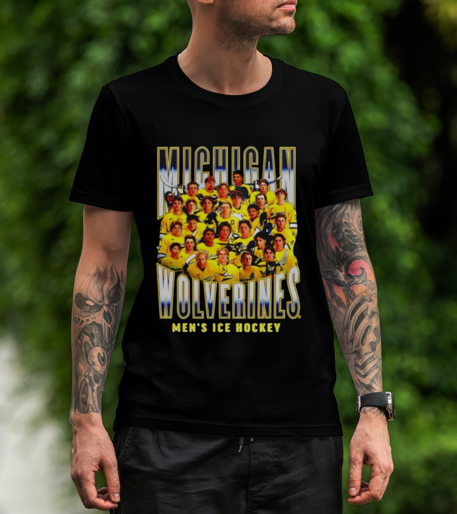 Michigan Wolverines Men's Ice Hockey Team 2025-2026 T-Shirt